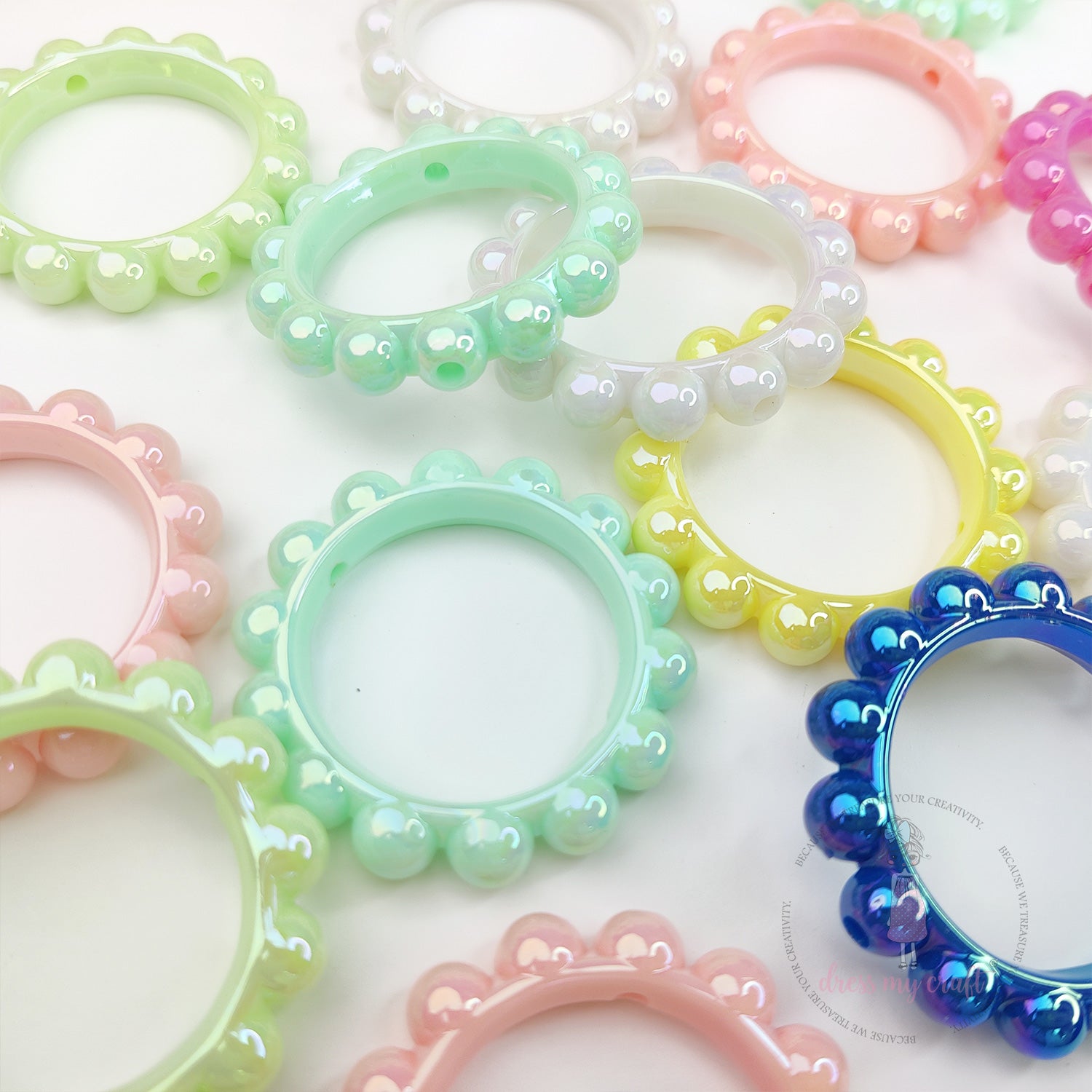 Frame Circle Beads Assorted Pack