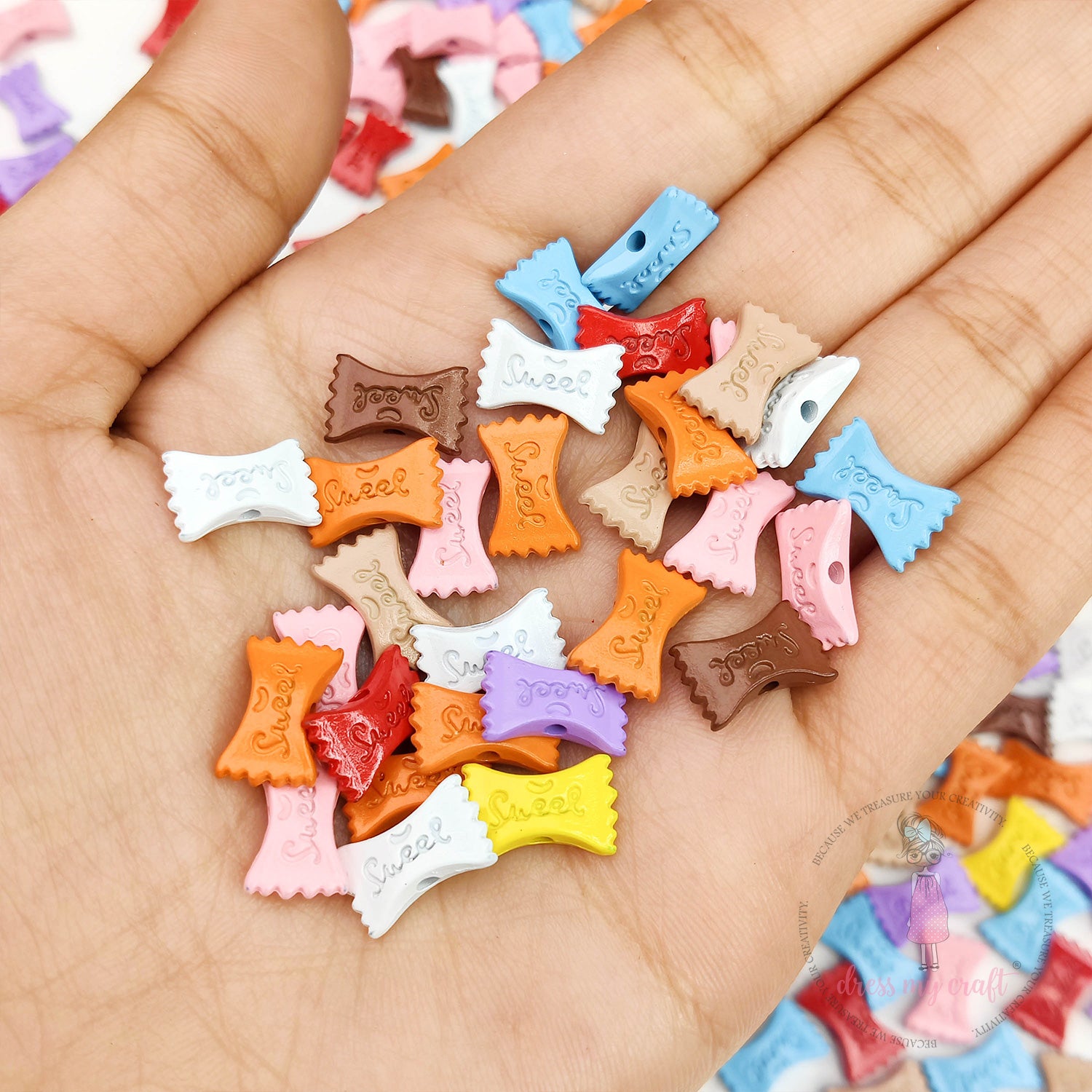 Mini Candy Metal Beads Assorted Pack