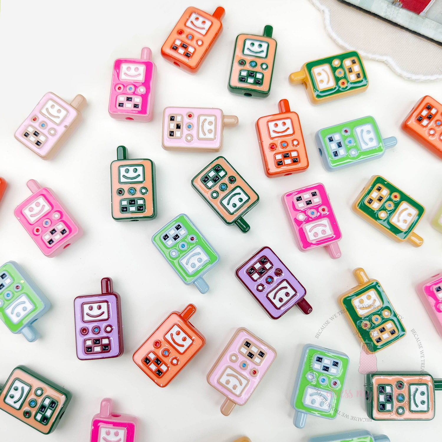 Multicolor Walkie-Talkie Beads