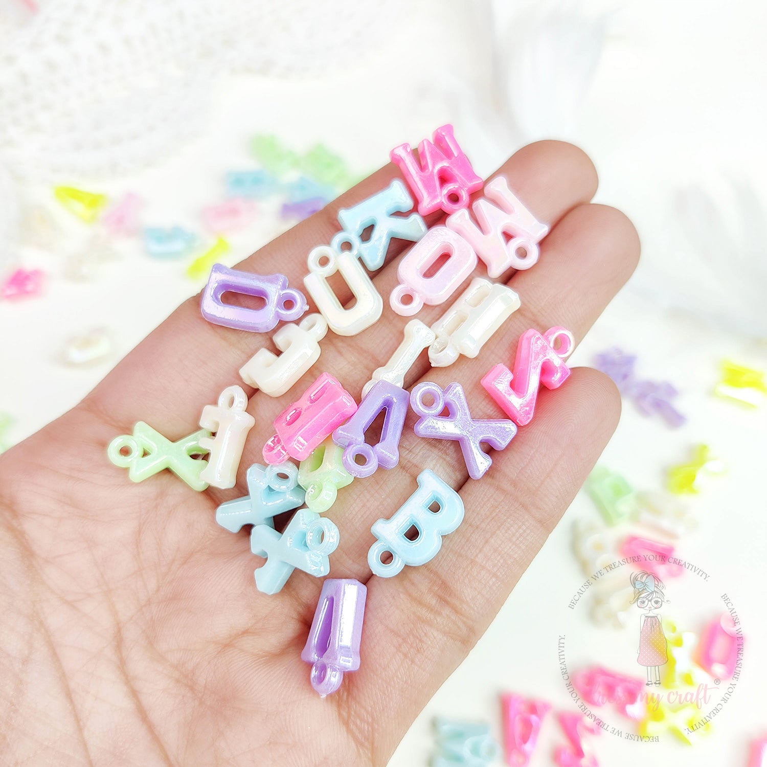 Metallic Hanging Alphabets