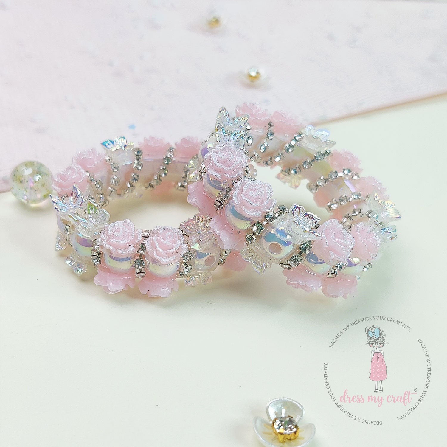 Blossom Elegance Handmade Bead