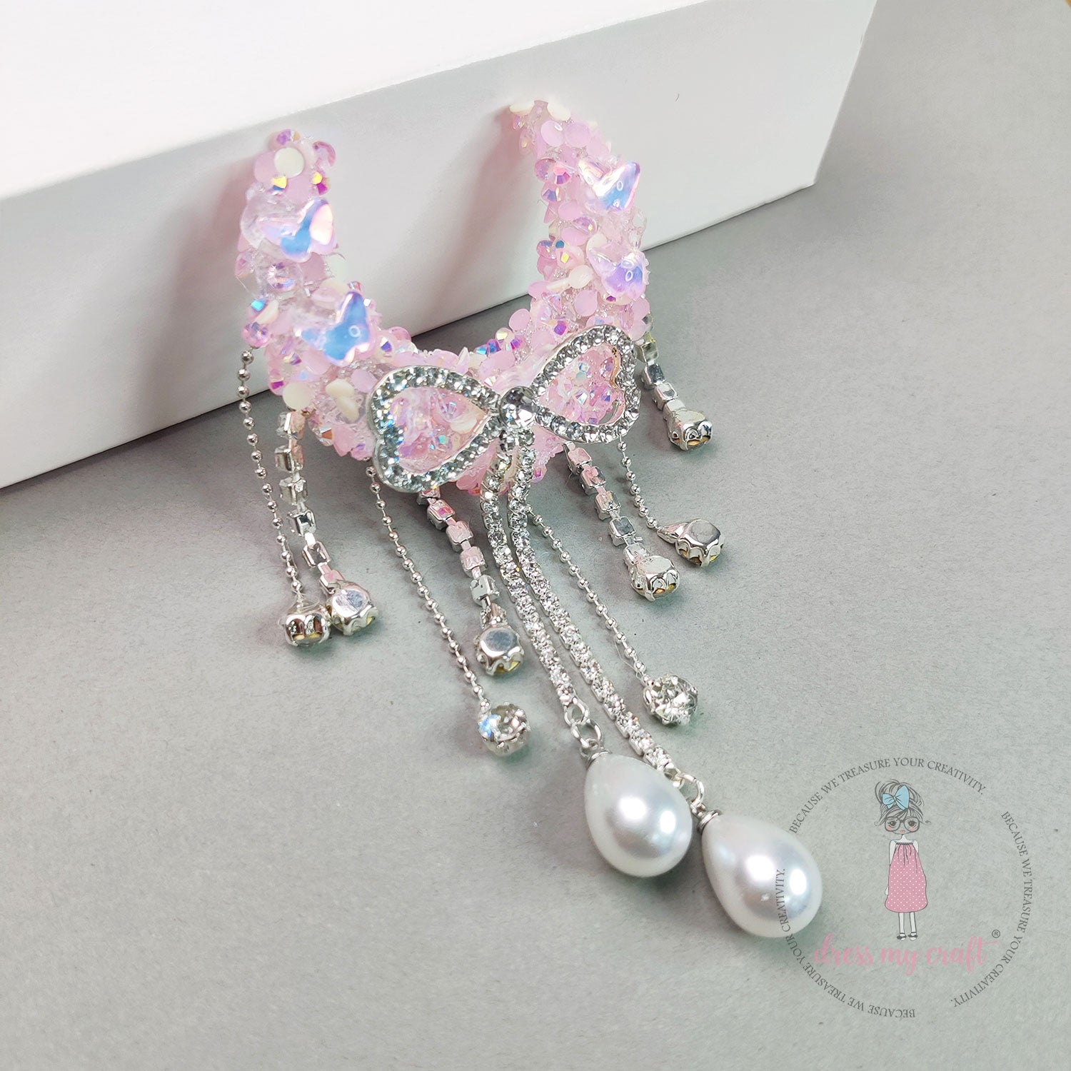 Luxury Handmade Moon Bead - Pink