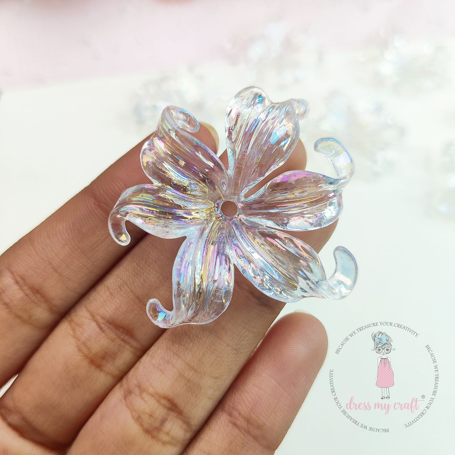 Holographic Flower Caps