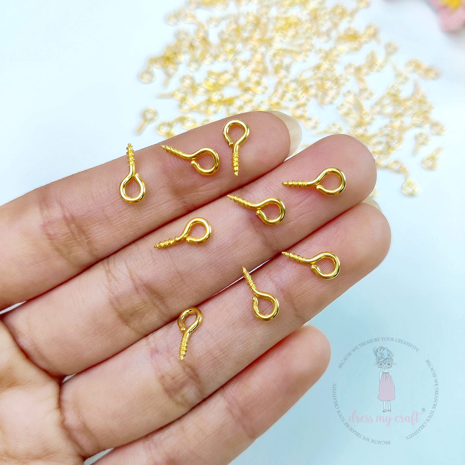 Mini Eye Hook - Golden