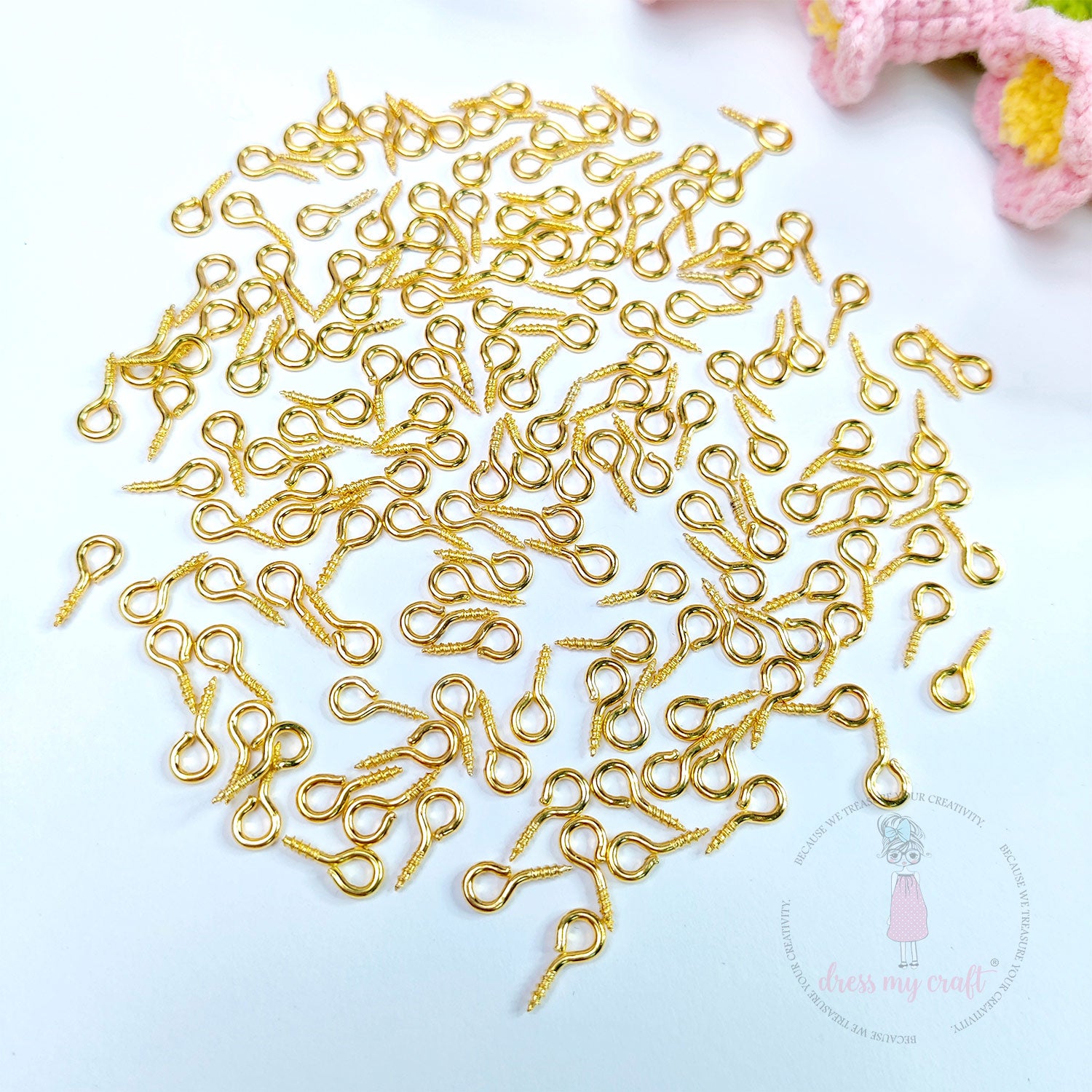 Mini Eye Hook - Golden