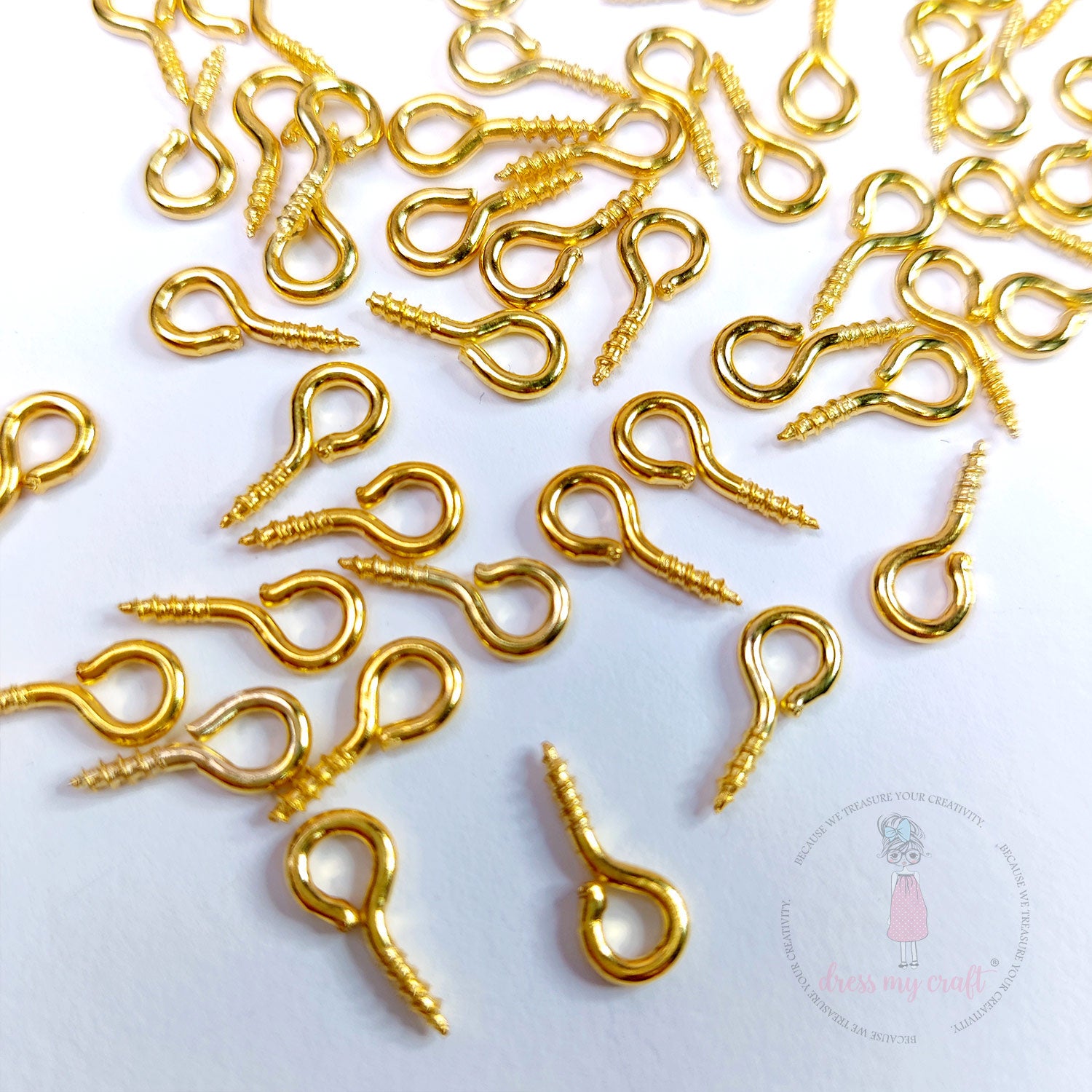 Mini Eye Hook - Golden
