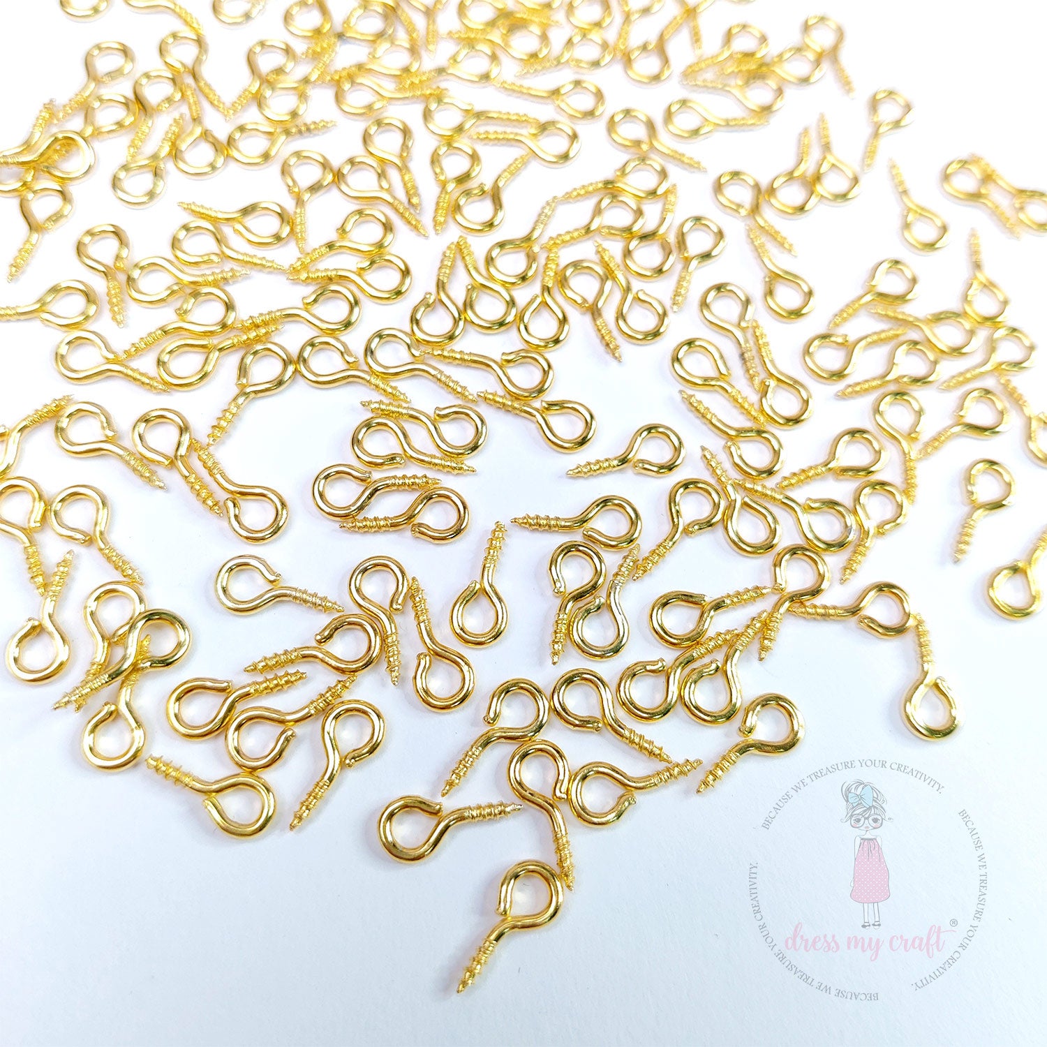 Mini Eye Hook - Golden
