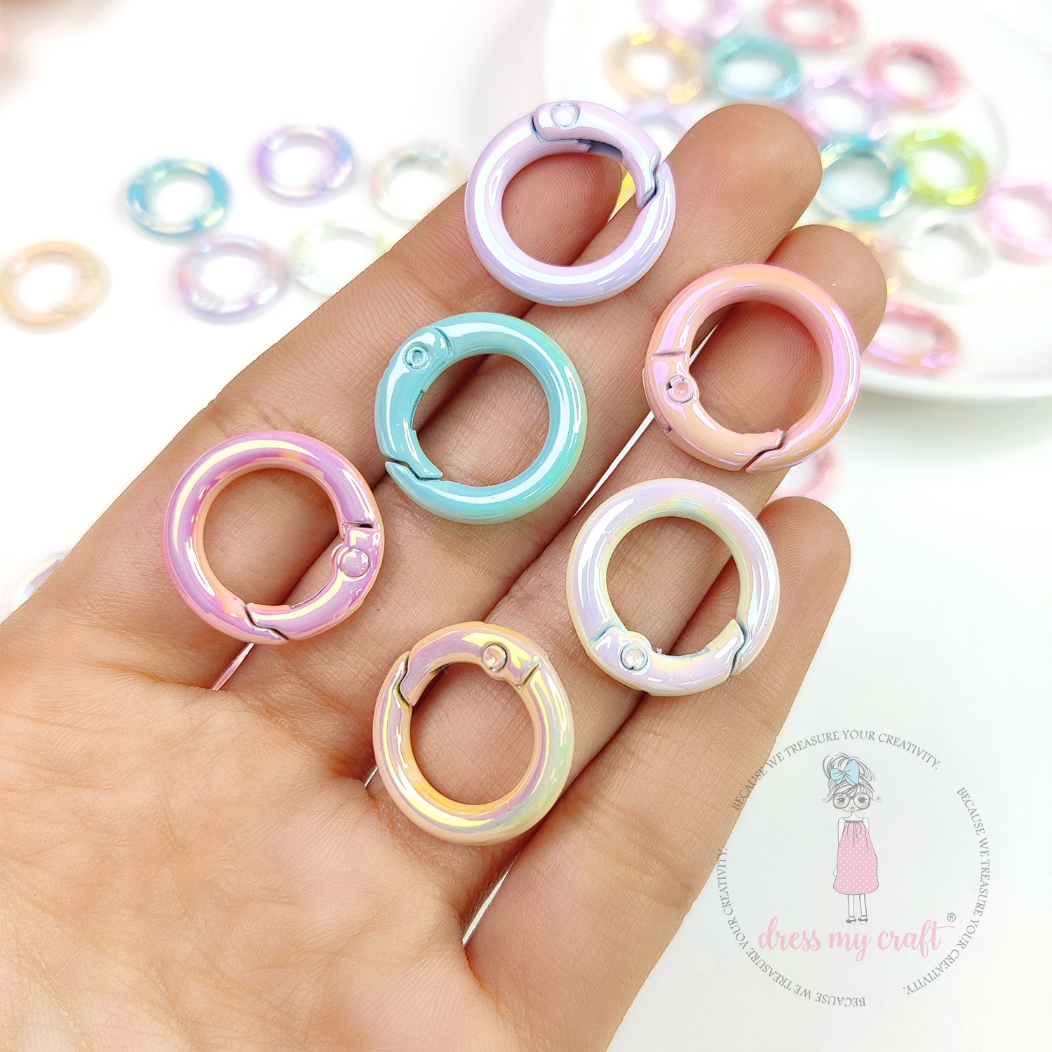 Holographic Heavy Metal Rings - Mini
