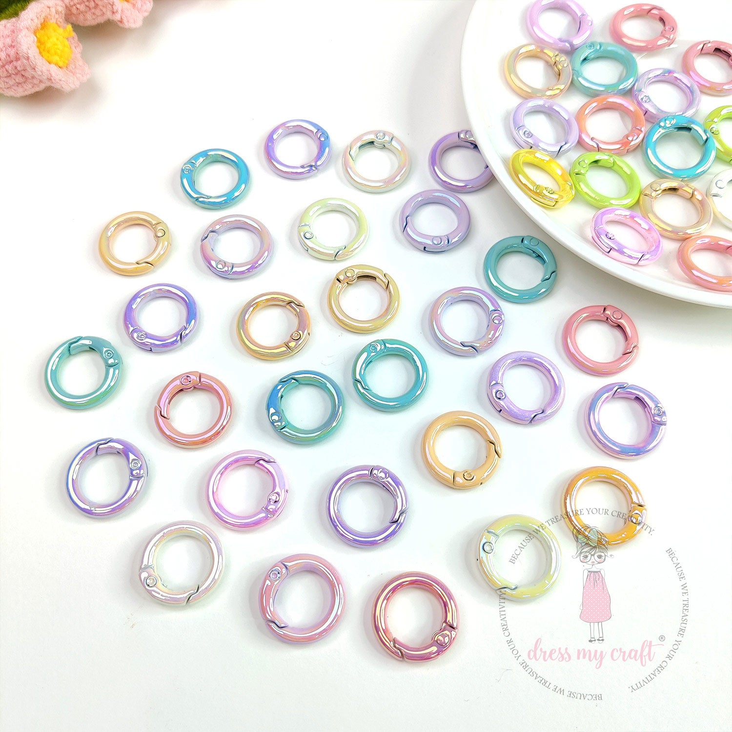 Holographic Heavy Metal Rings - Mini