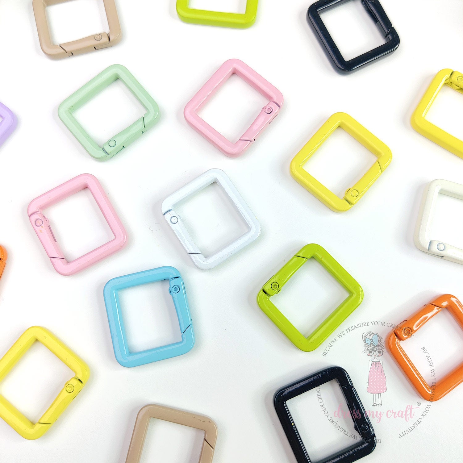 Square Heavy Metal Rings - Assorted Pack