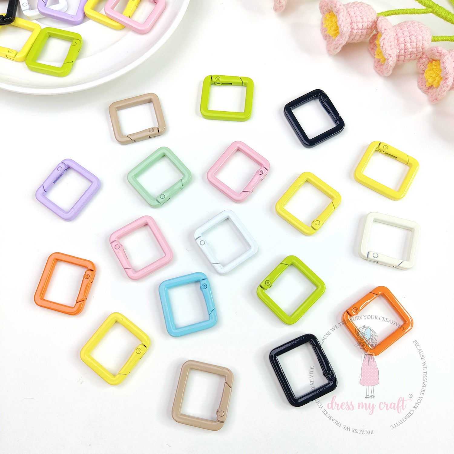 Square Heavy Metal Rings - Assorted Pack