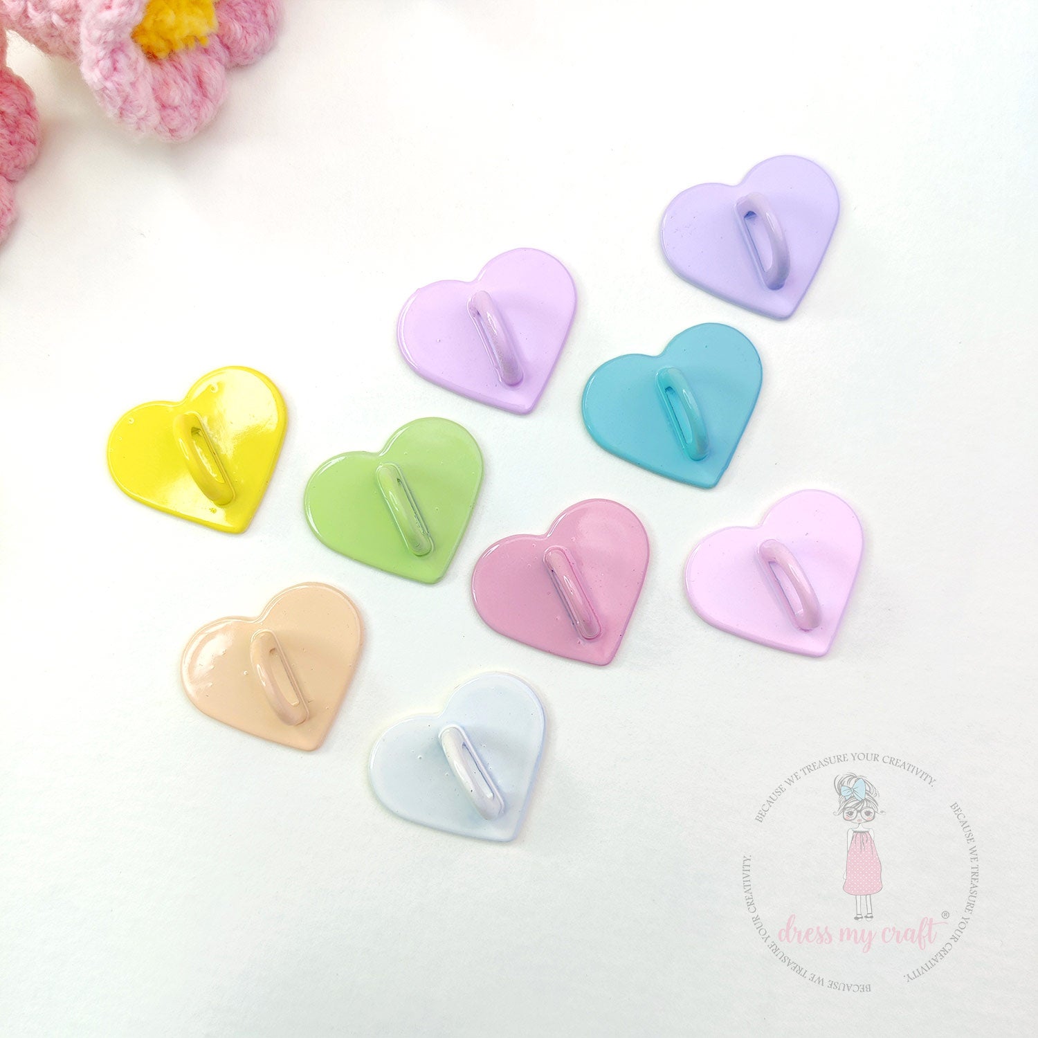 Heart Charm Hooks - Assorted Pack