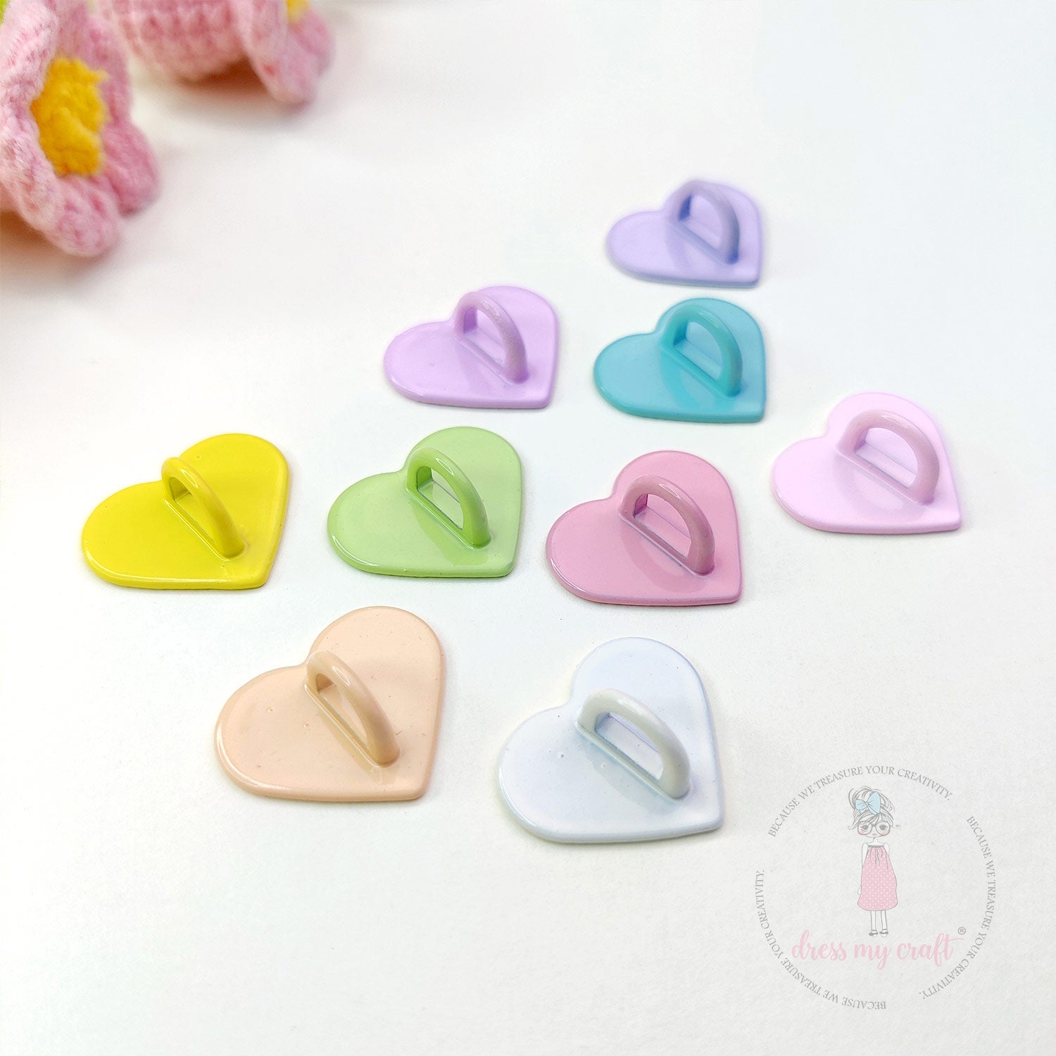 Heart Charm Hooks - Assorted Pack