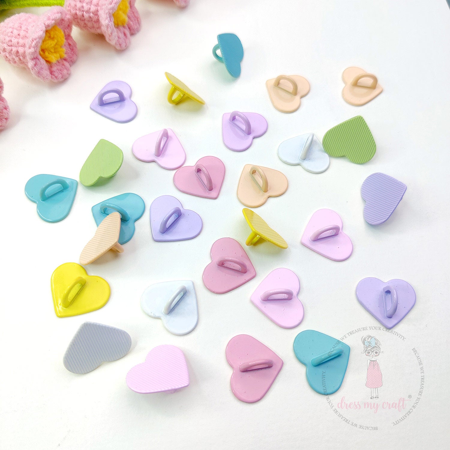 Heart Charm Hooks - Assorted Pack