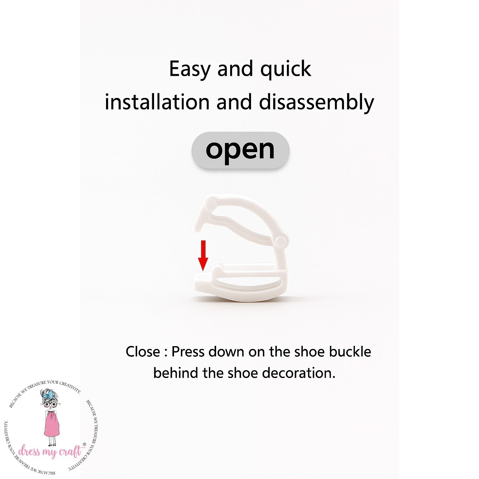 DIY Shoelace Decorative Clips