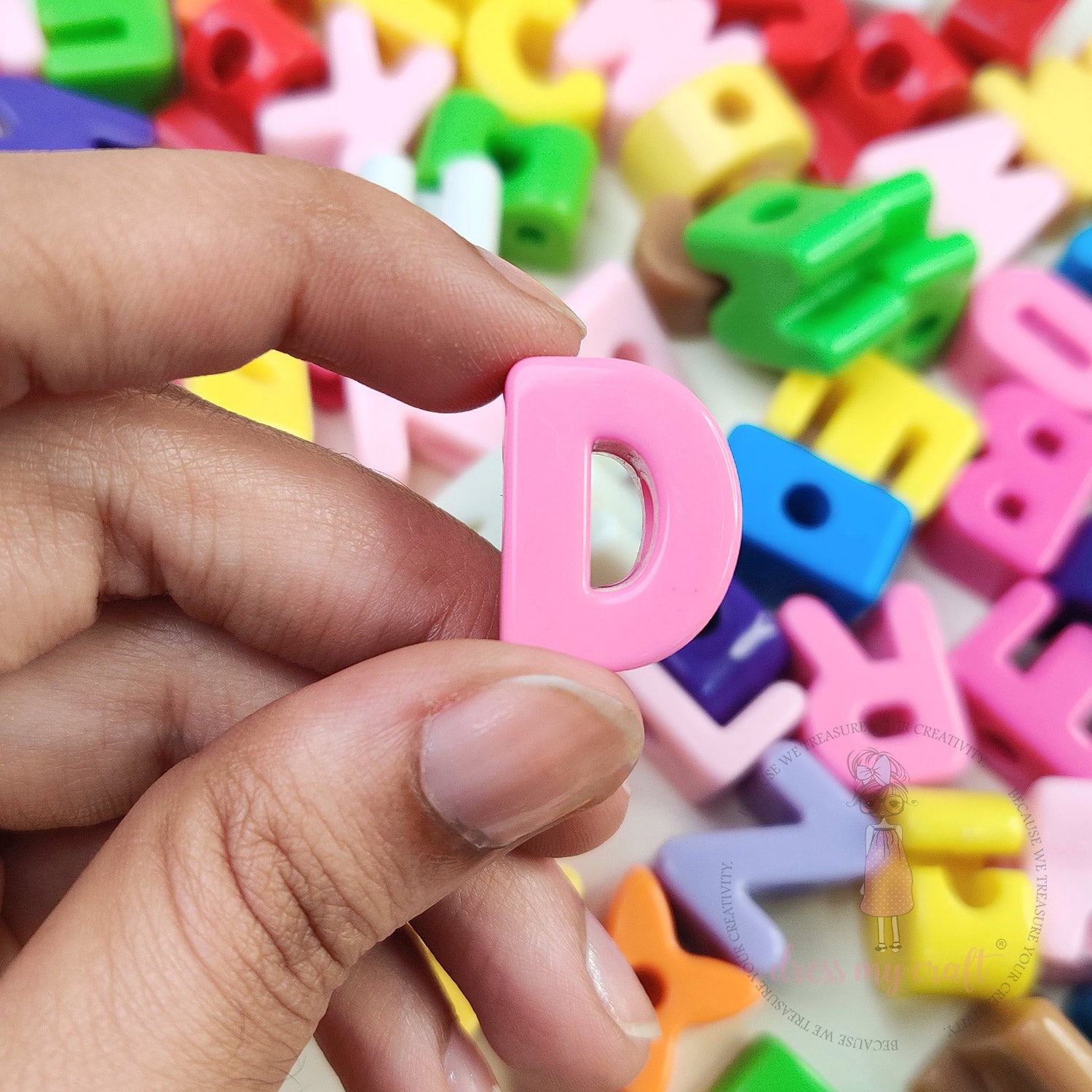 A To Z Alphabet Beads - Assorted Color