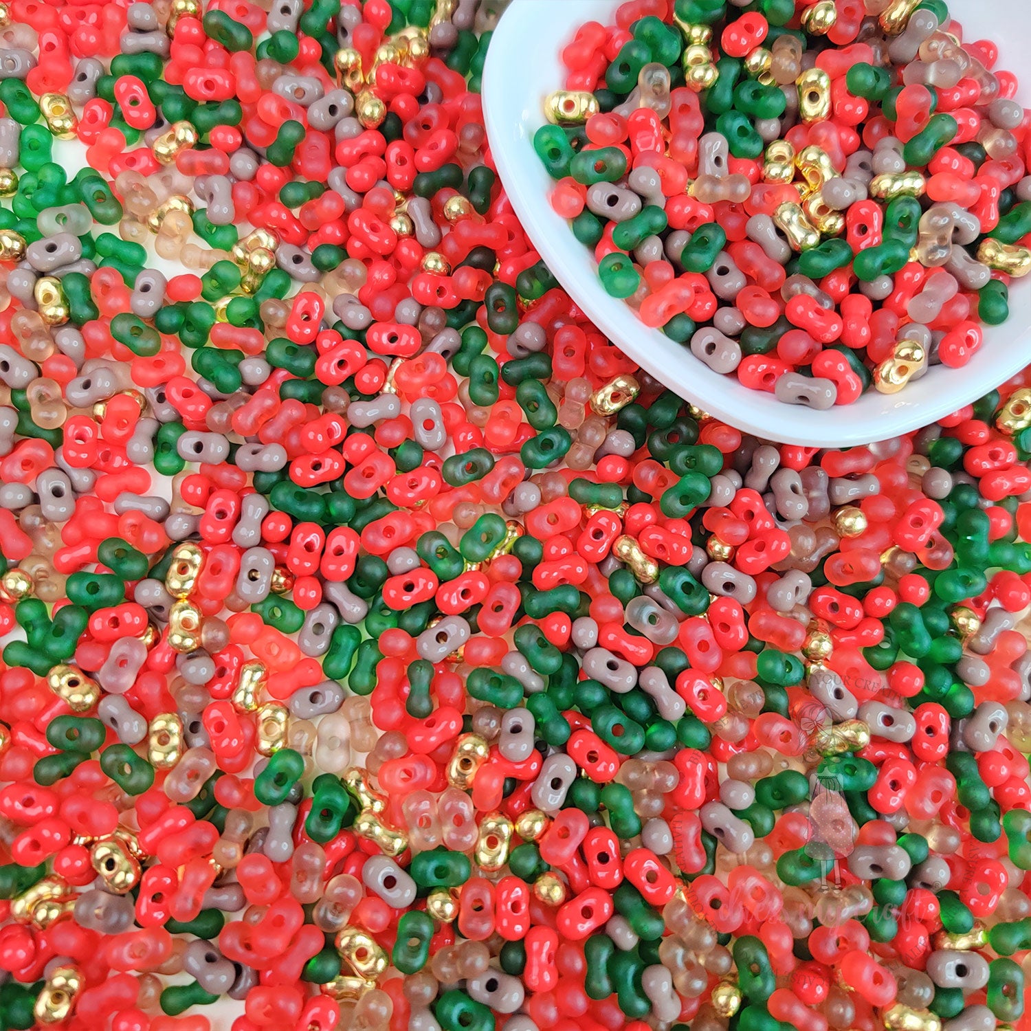 Peanut Beads - Christmas Mix