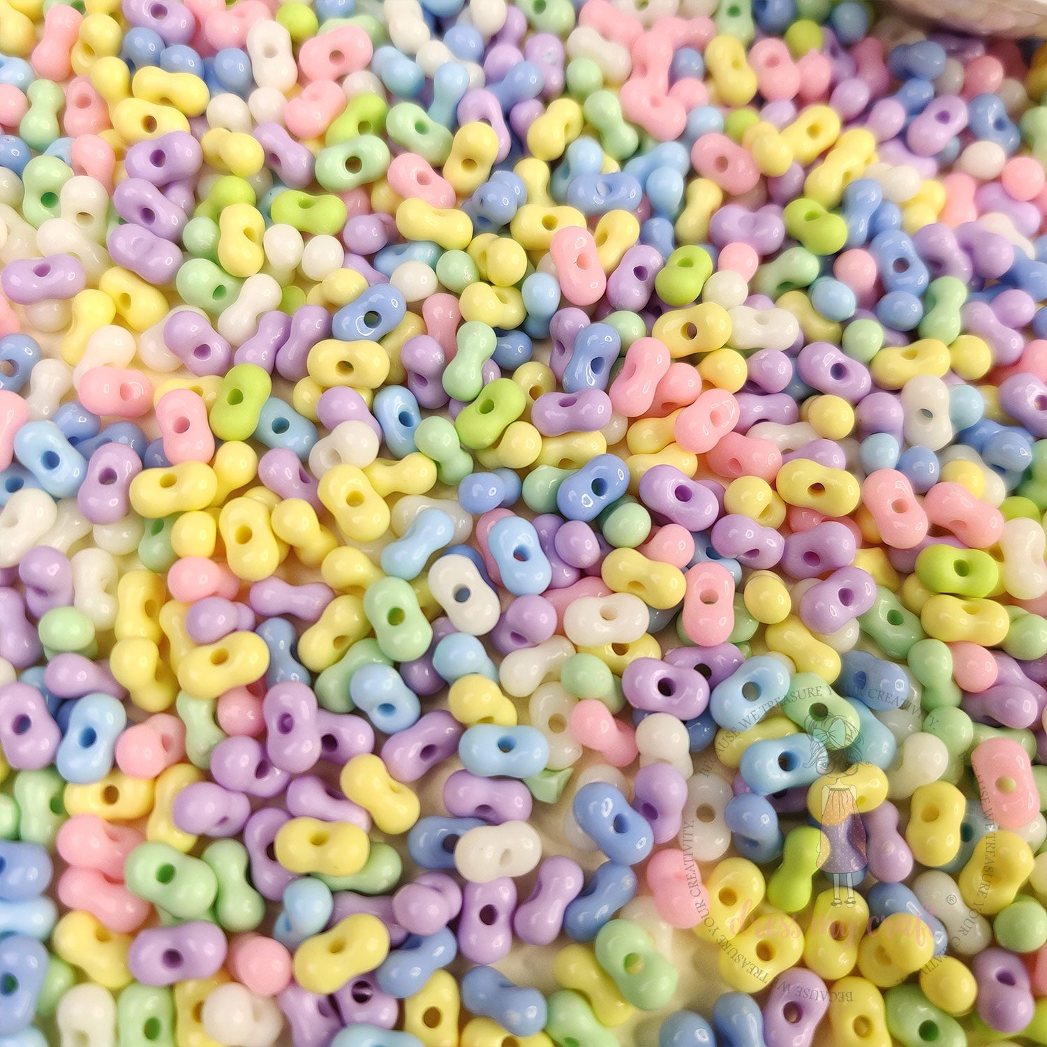 Peanut Beads - Pastel Family