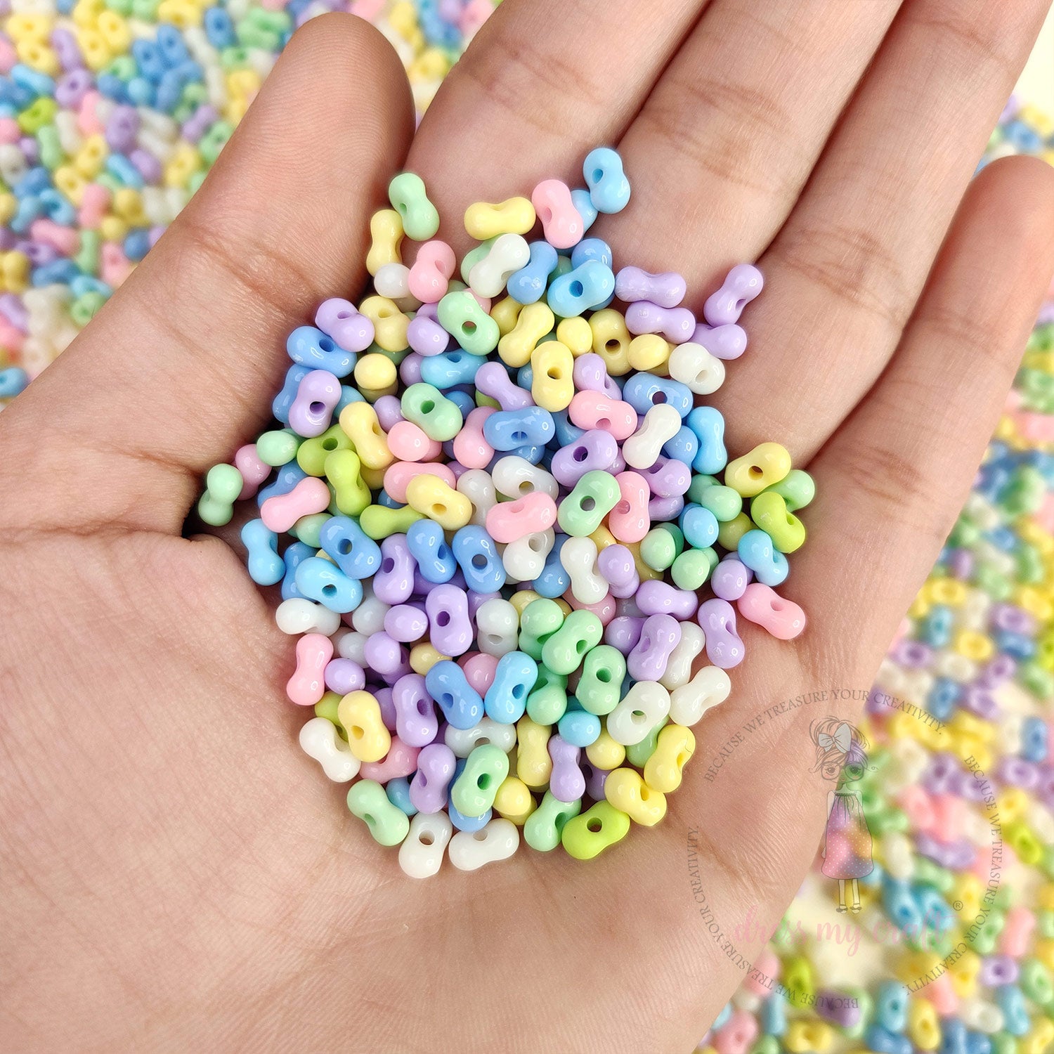Peanut Beads - Pastel Family