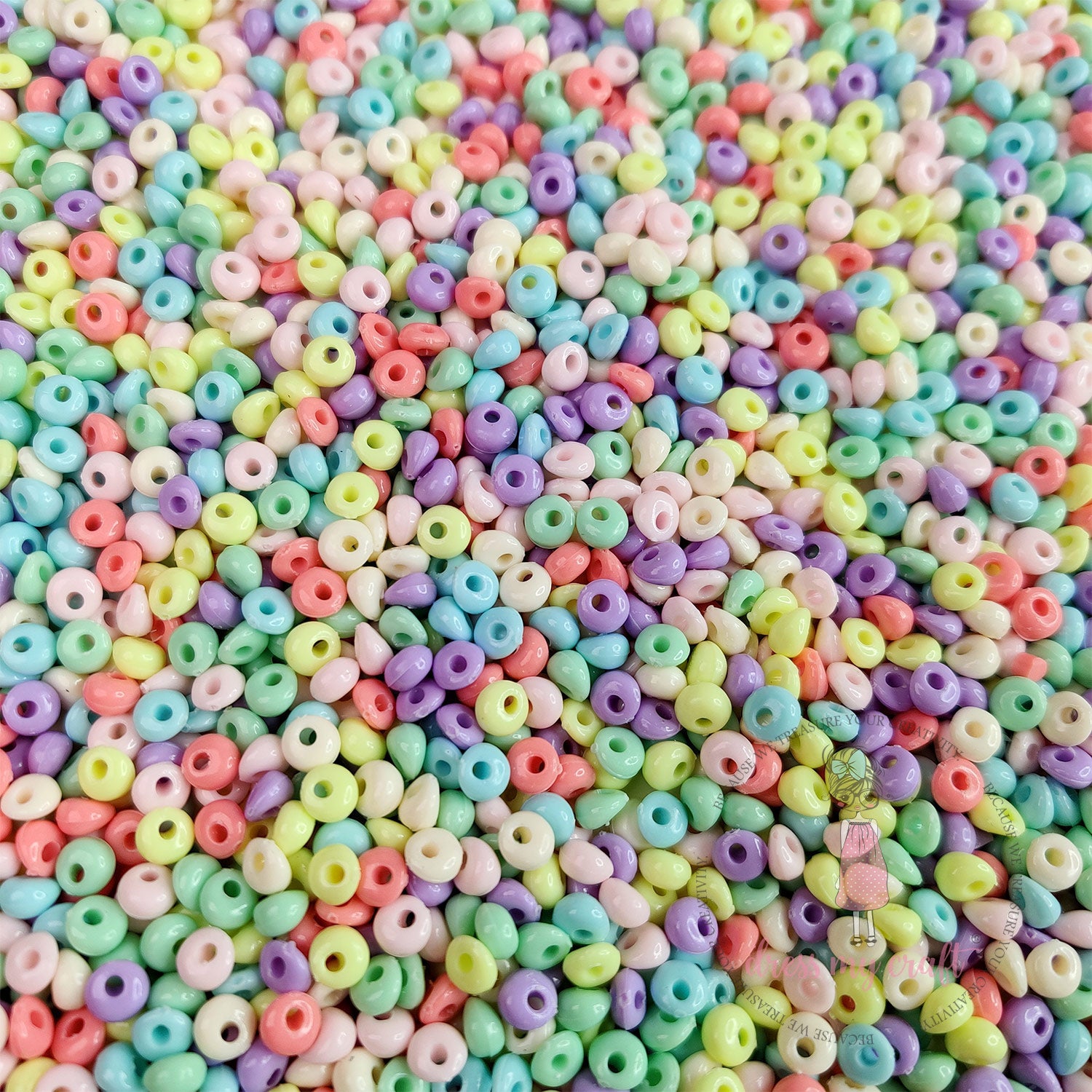Multicolor Seed Beads - Unicorn Family