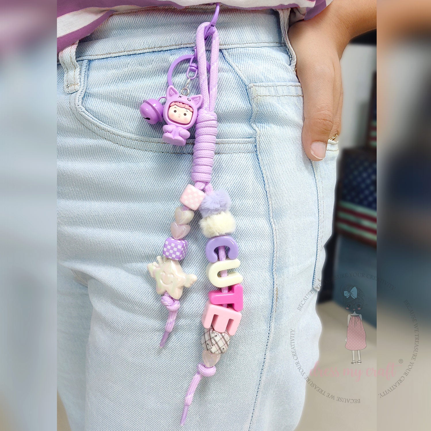 Braided Knot Rope - Lavender
