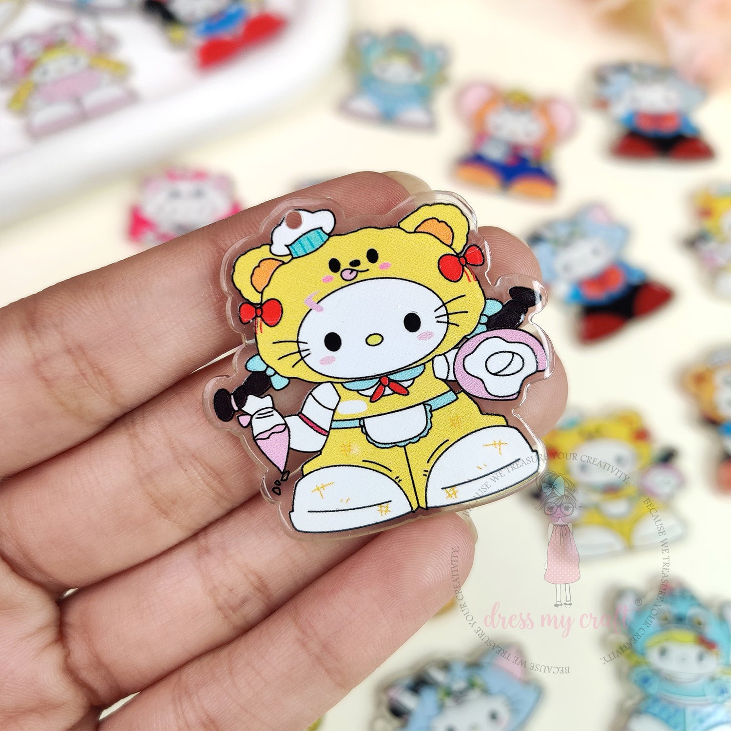Kawaii Toon Acrylic Charms