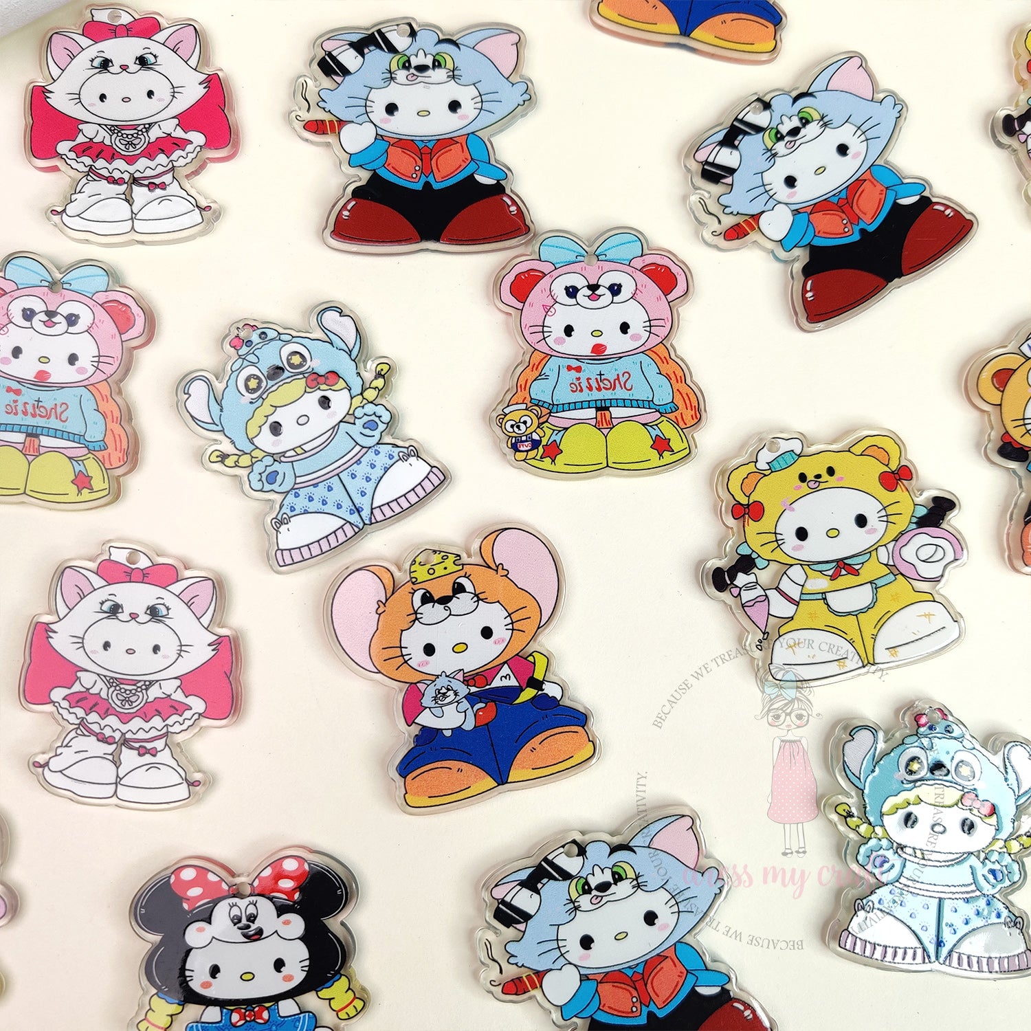 Kawaii Toon Acrylic Charms