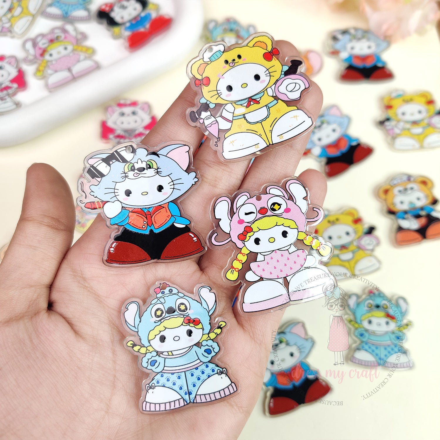 Kawaii Toon Acrylic Charms