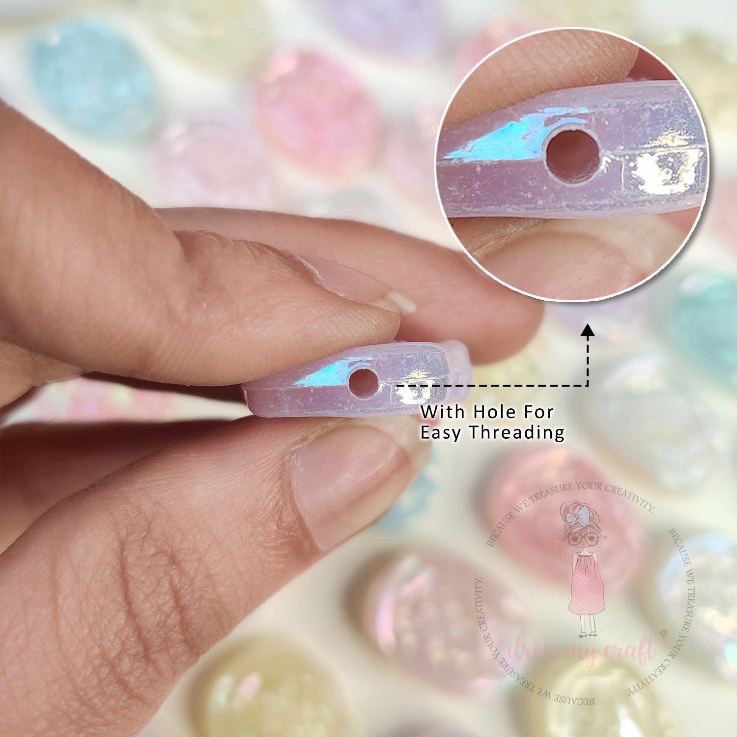 Holographic Jelly Wax Seal Beads
