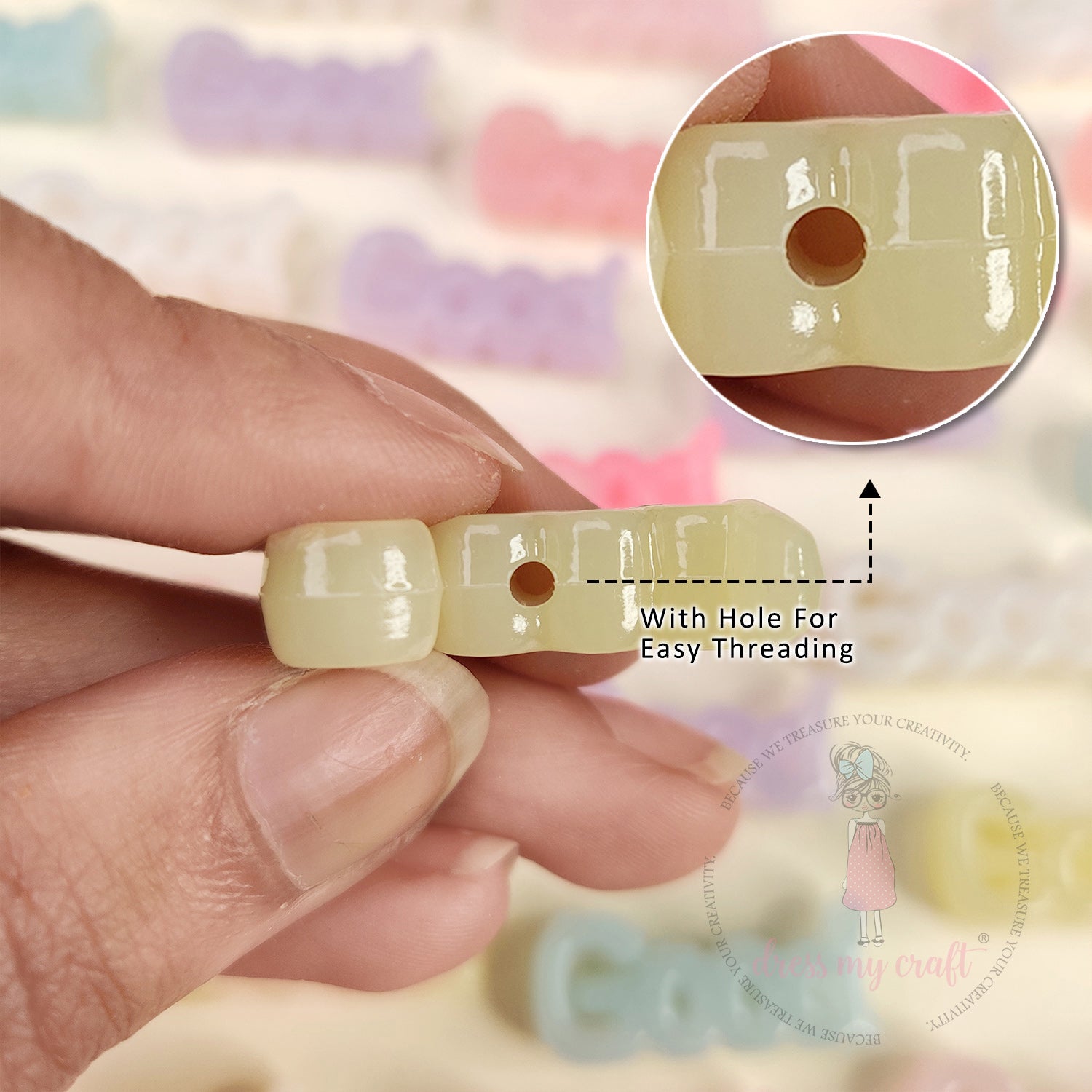 Pastel Jelly Good Sentiment Beads