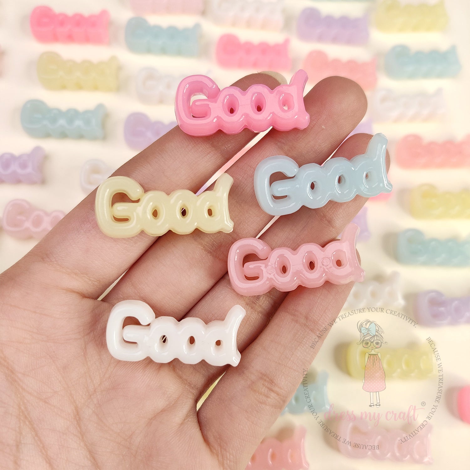 Pastel Jelly Good Sentiment Beads