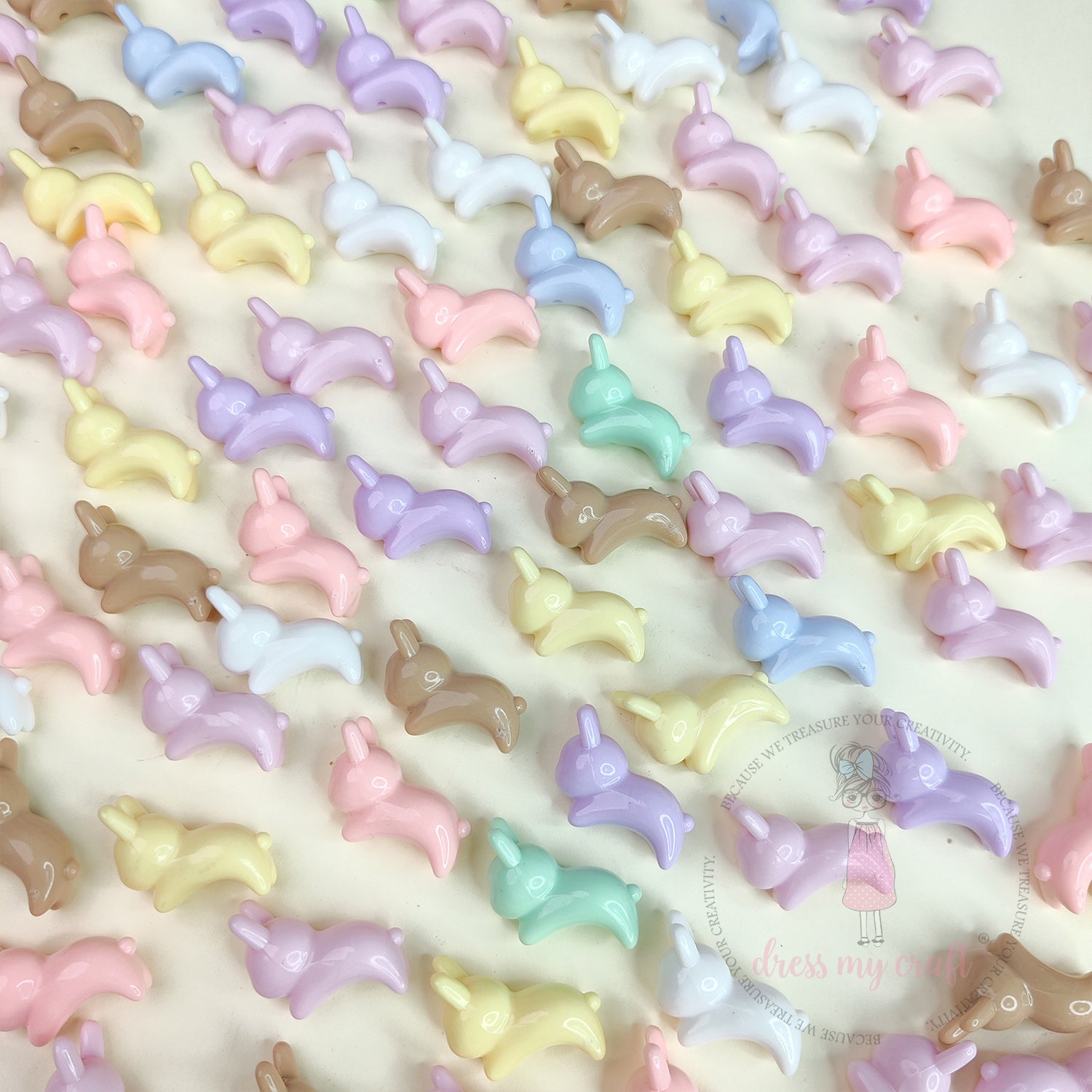 Pastel Bunny Beads