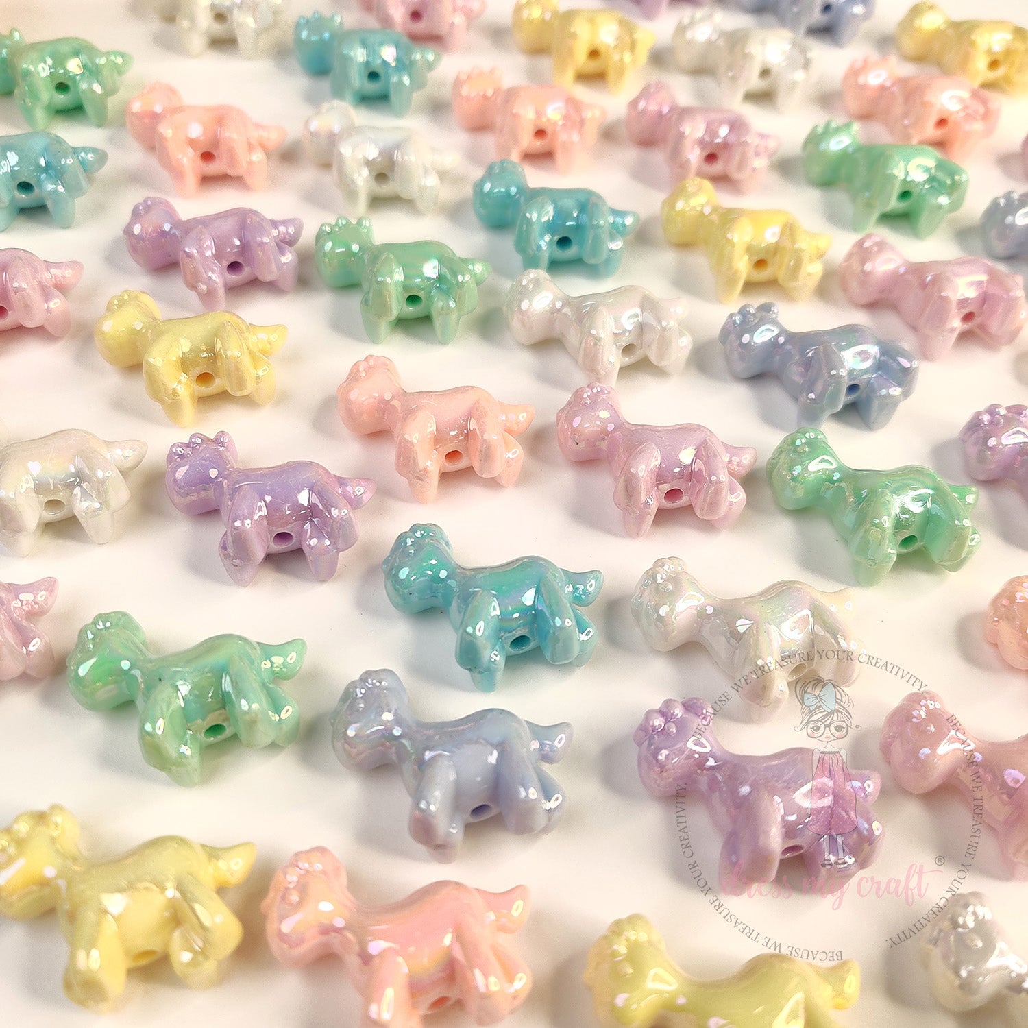 Holographic Pony Beads