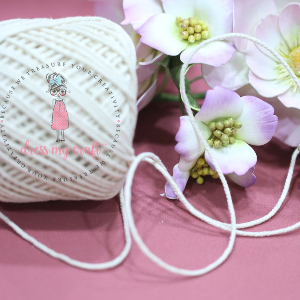 Ivory Cotton Cord - Thin