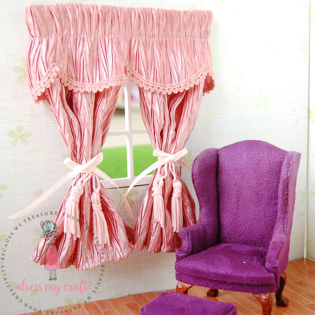 Miniature Cloth Curtains