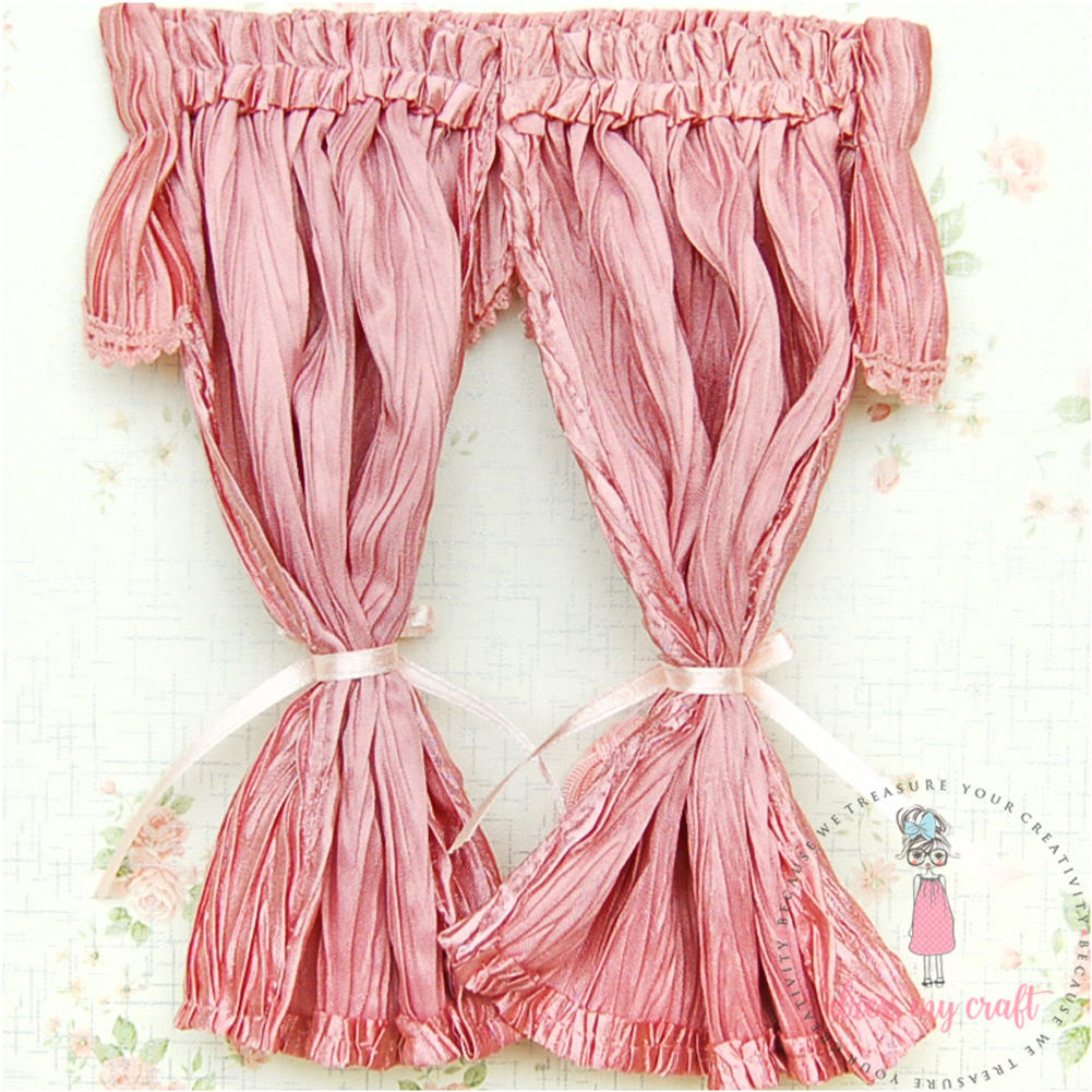 Miniature Cloth Curtains