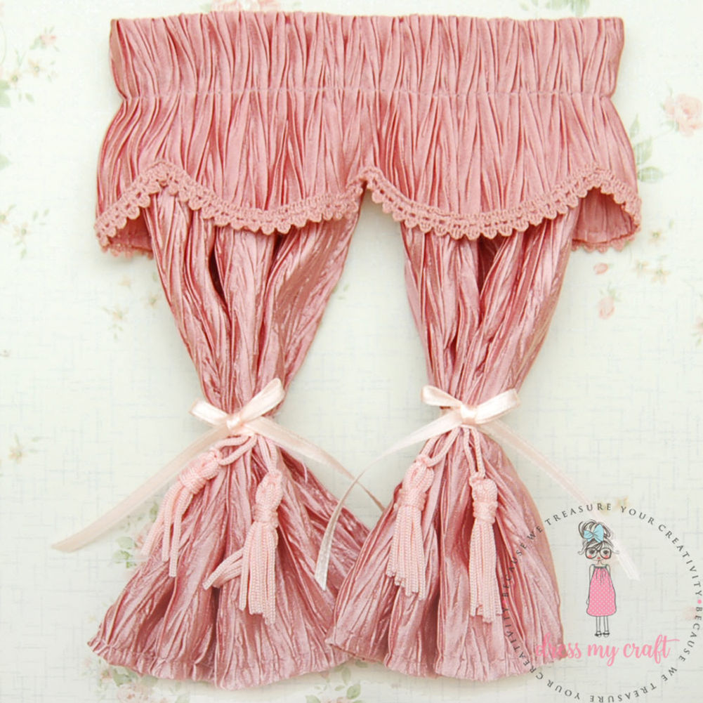 Miniature Cloth Curtains