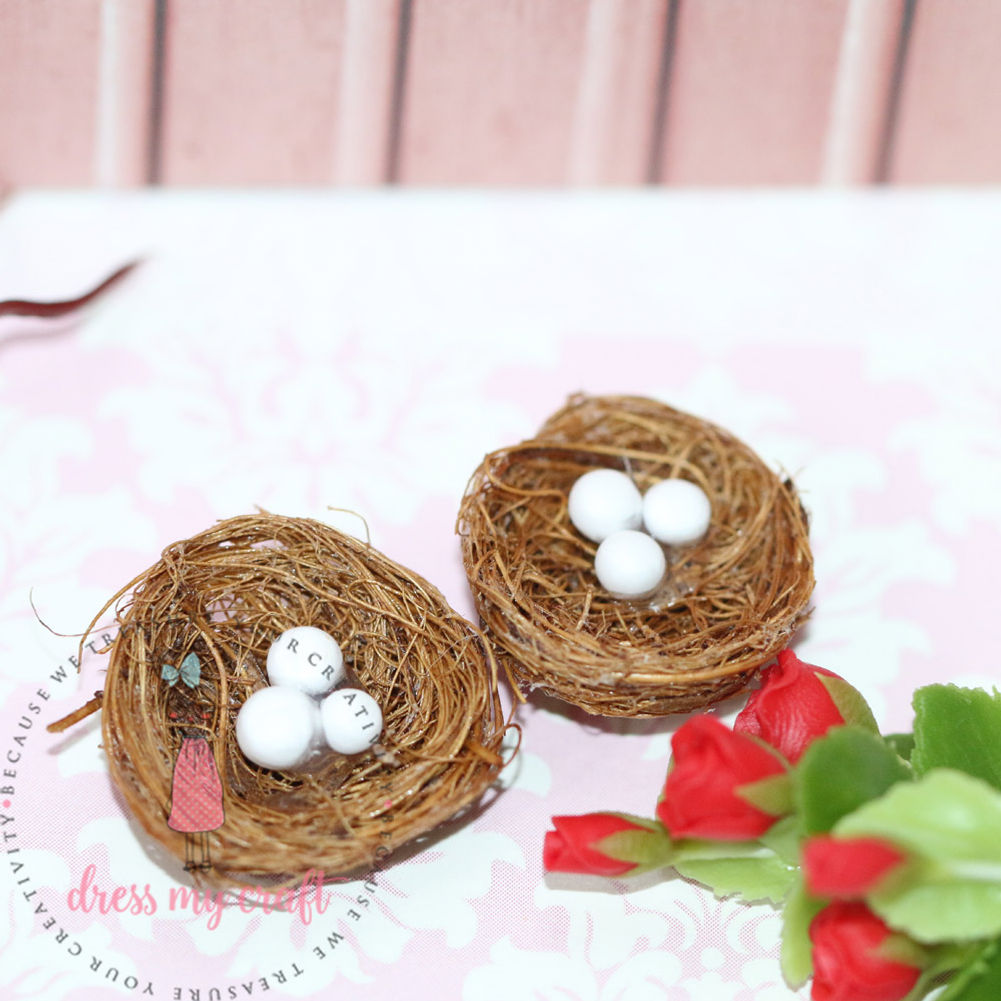 Miniature Bird Nest With Egg