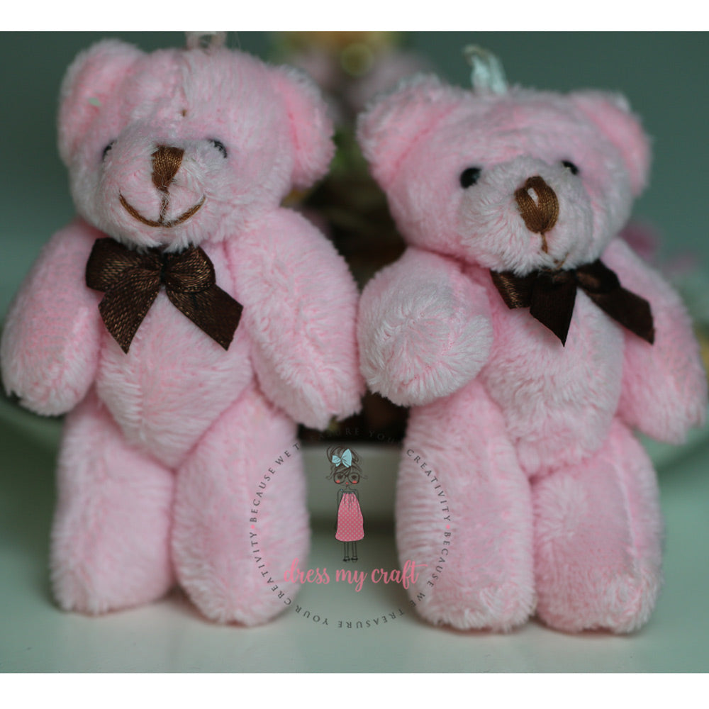 Mini Pink Plush Teddy Bear