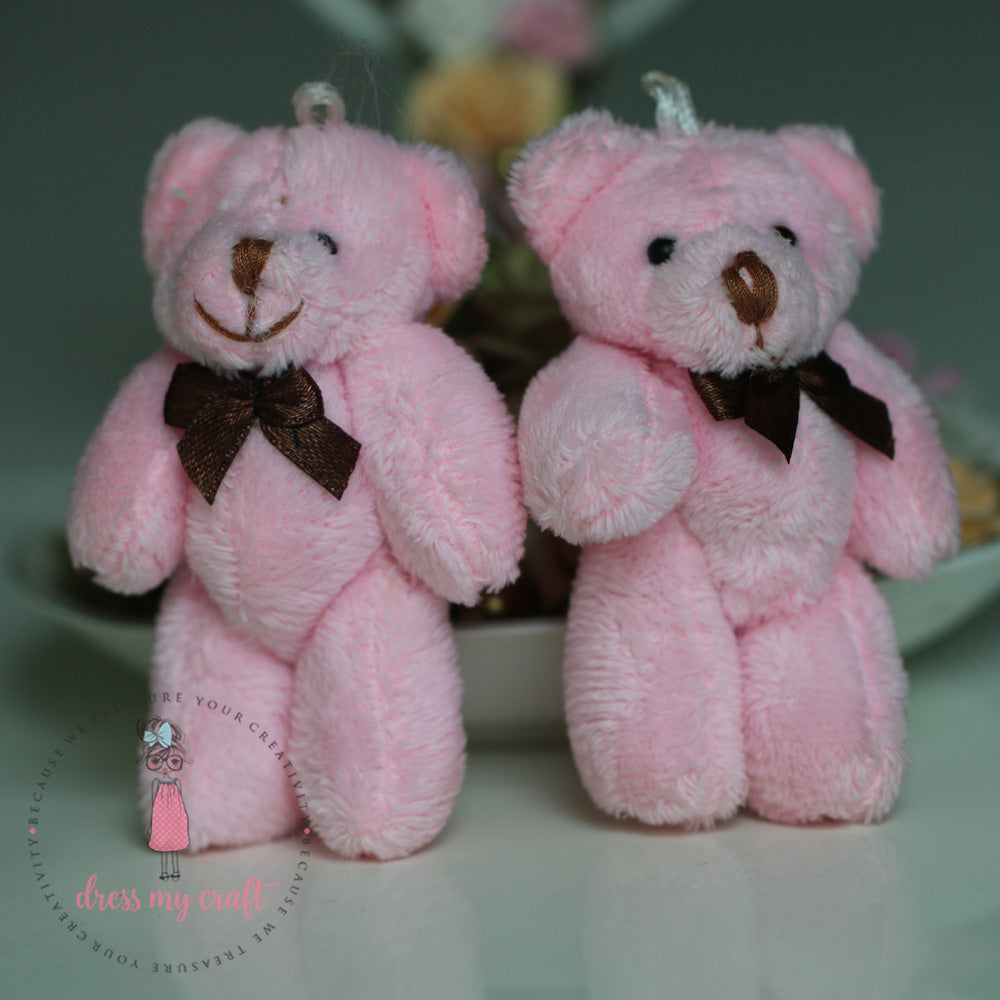 Mini Pink Plush Teddy Bear