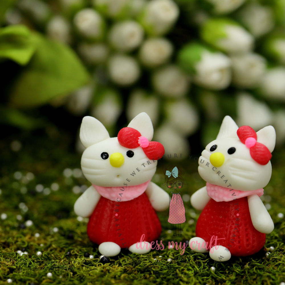 キティ30ミニチュアコレクションクロック リトルキティ☆Little Kitty