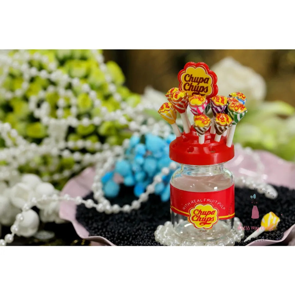 Miniature Lolli Popes with Stand