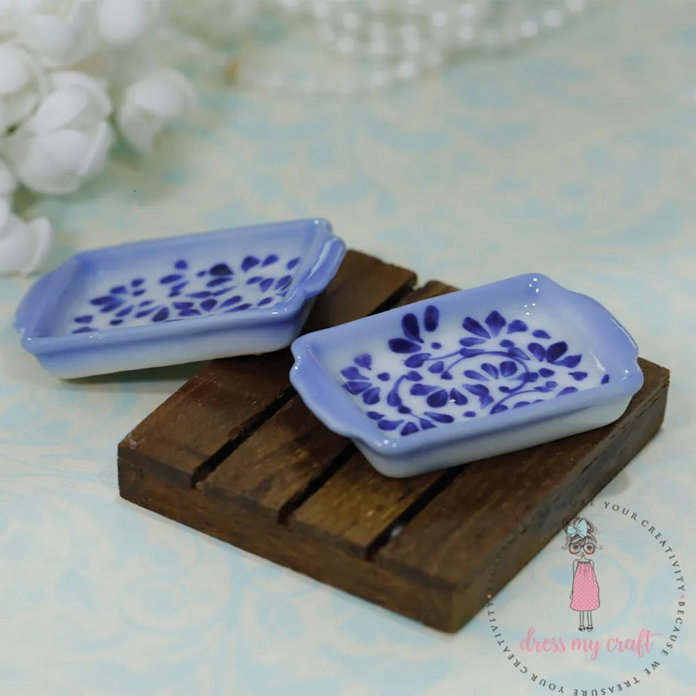 Miniature Printed Dish Tray - Mini