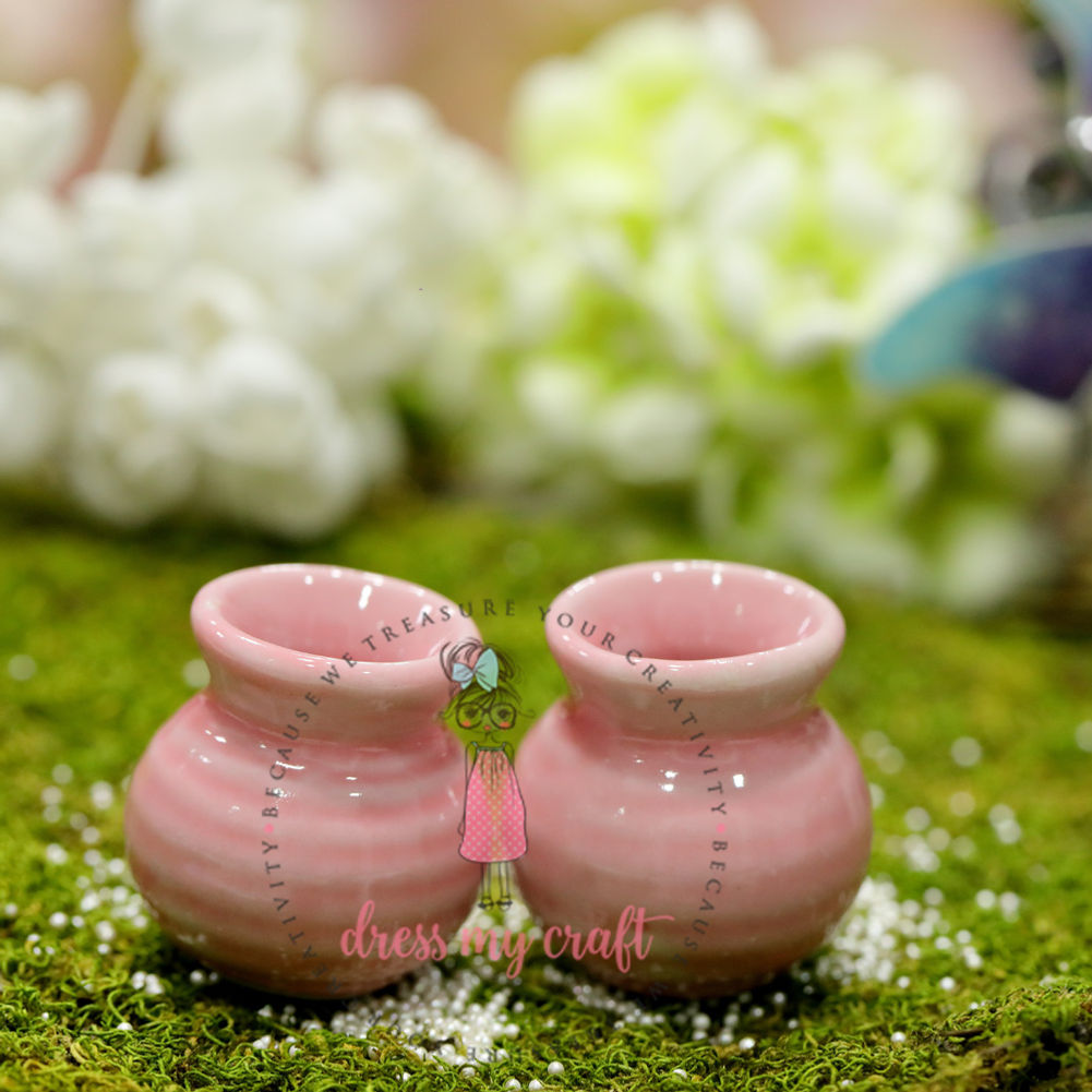 Miniature Pink Round Vase