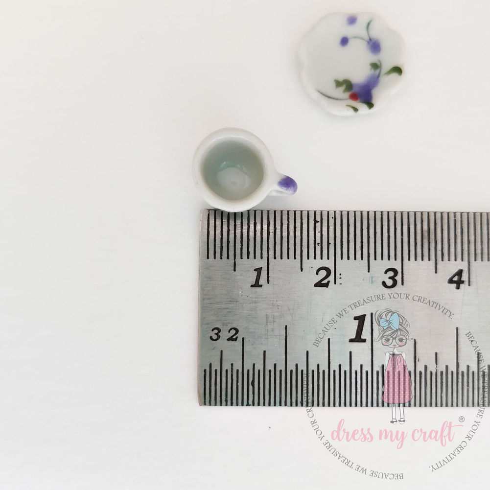 Miniature Printed Tea Set #1