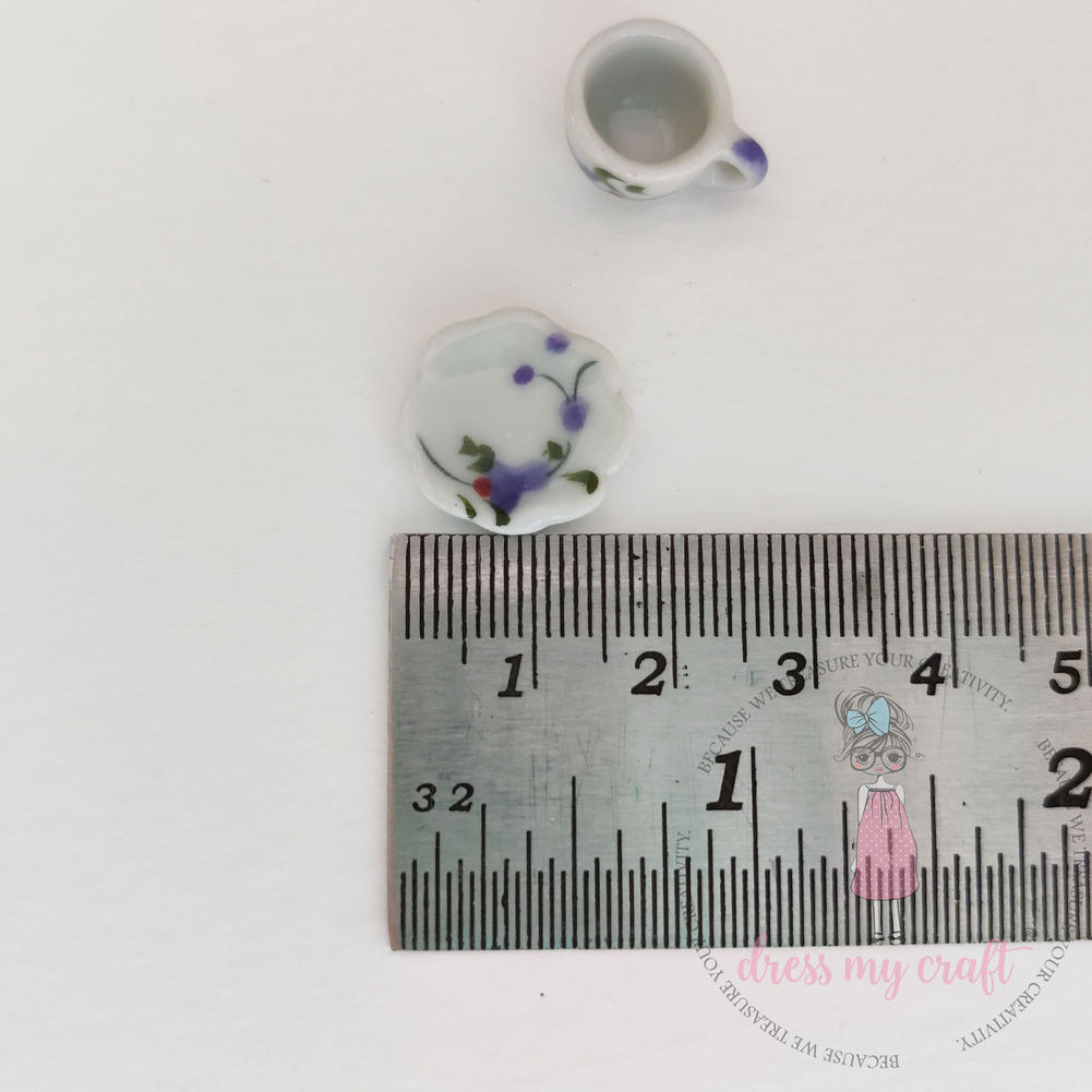 Miniature Printed Tea Set #1