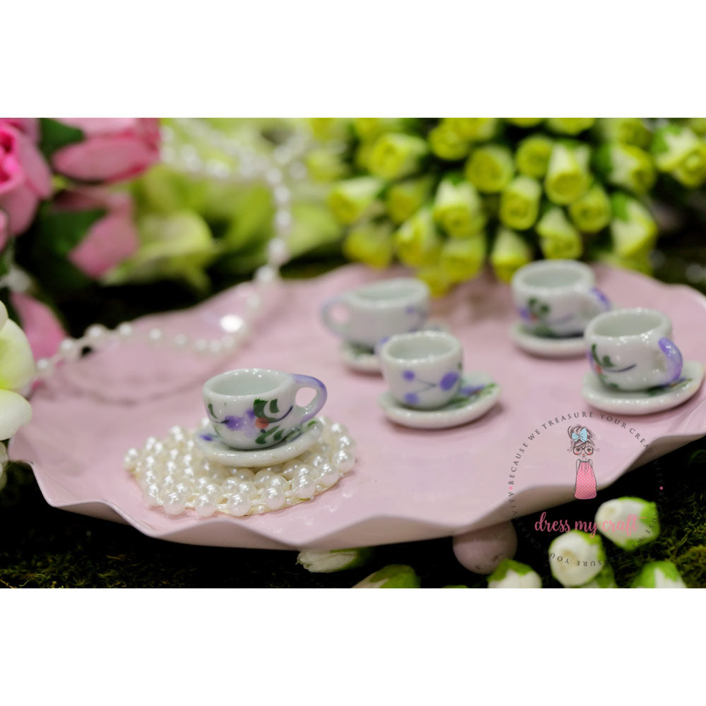 Miniature Printed Tea Set #1