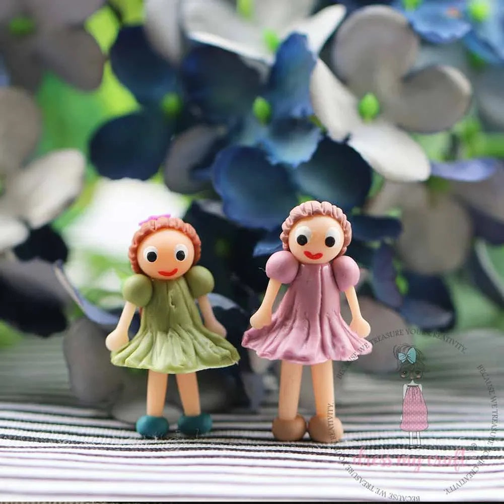 Young Girl Standing - Miniature