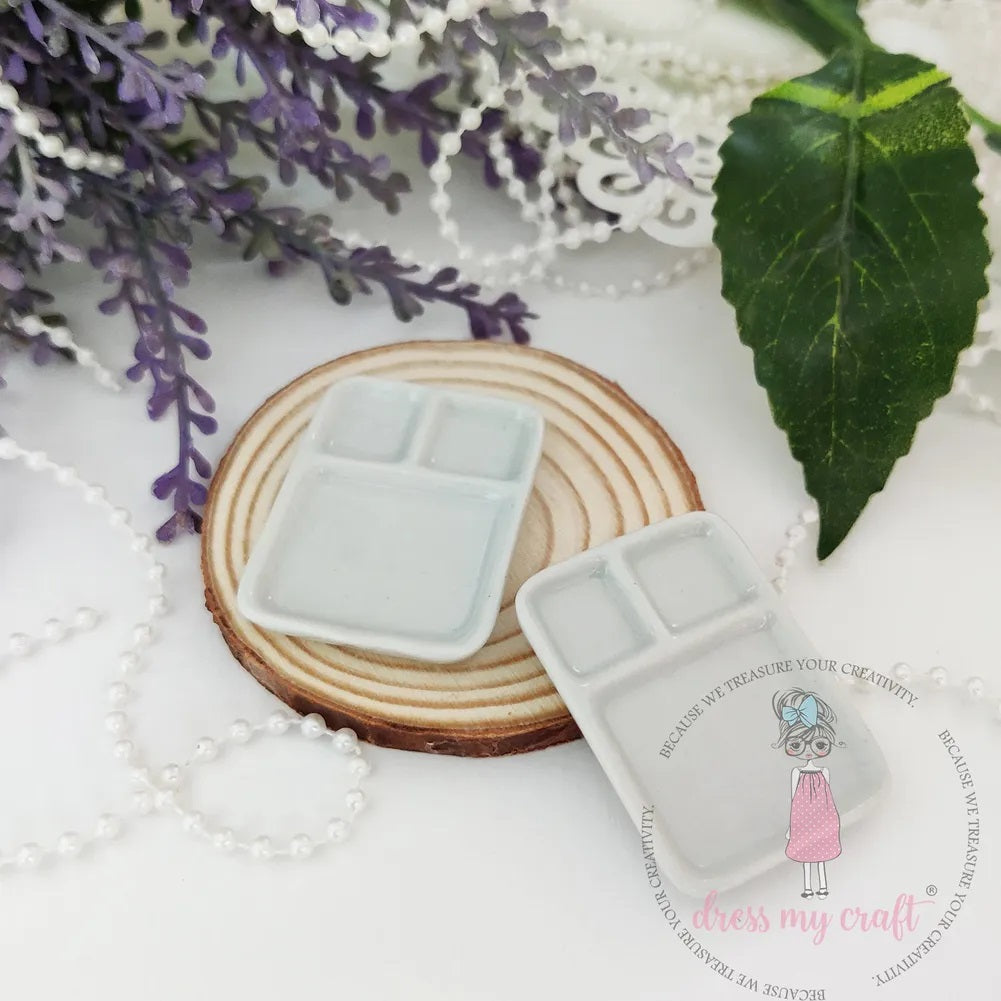 Miniature Sectioned Tray Rectangular