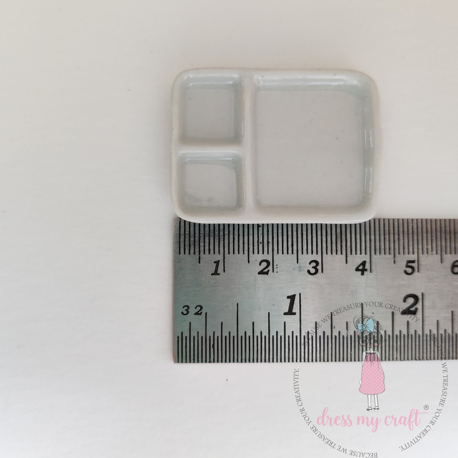 Miniature Sectioned Tray Rectangular
